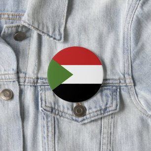 Sudan-Flagge Button