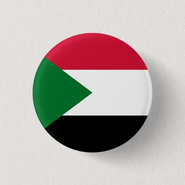 Sudan-Flagge Button (Vorderseite)