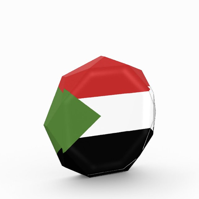 Sudan-Flagge Fotoblock (Links)