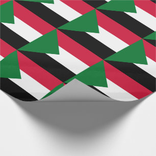 Sudan-Flagge Geschenkpapier