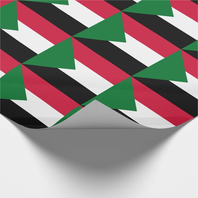 Sudan-Flagge Geschenkpapier (Ecke)