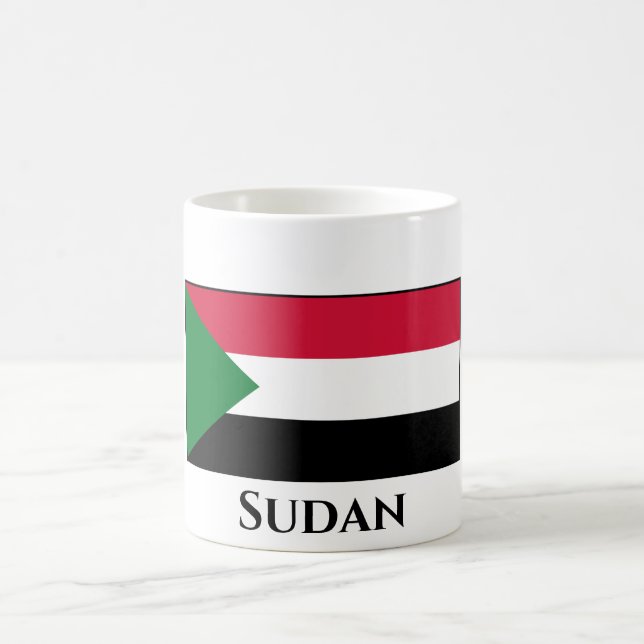 Sudan-Flagge Kaffeetasse (Mittel)