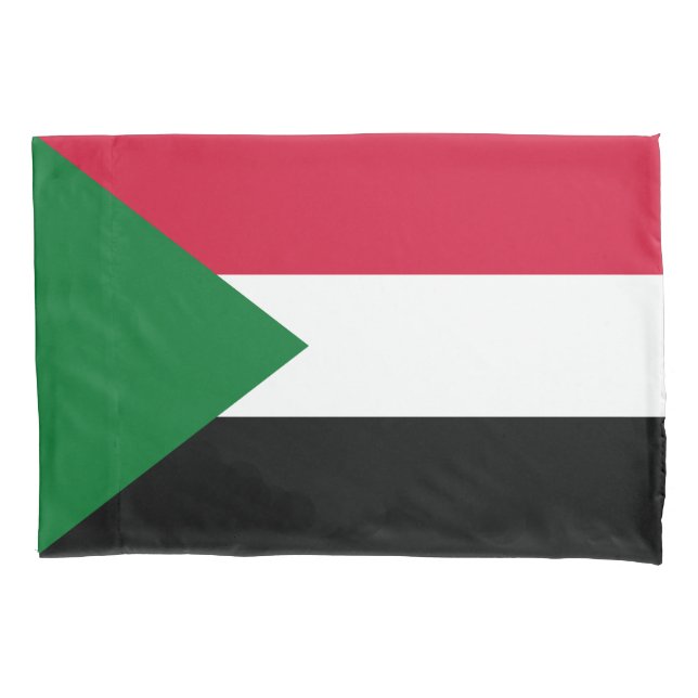 Sudan-Flagge Kissenbezug (Vorderseite)