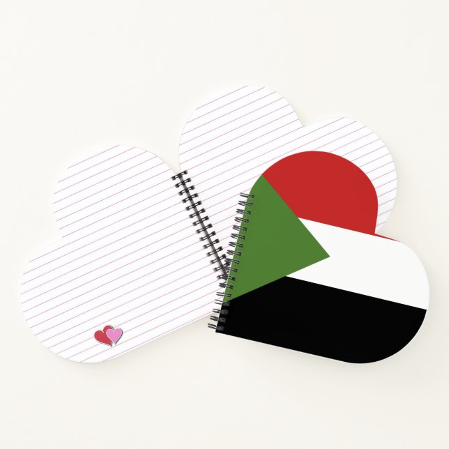 Sudan-Flagge Notizbuch (Innenseite)