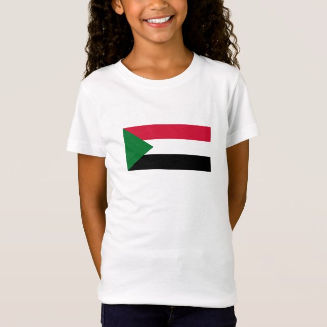 Sudan-Flagge T-Shirt (Vorderseite)