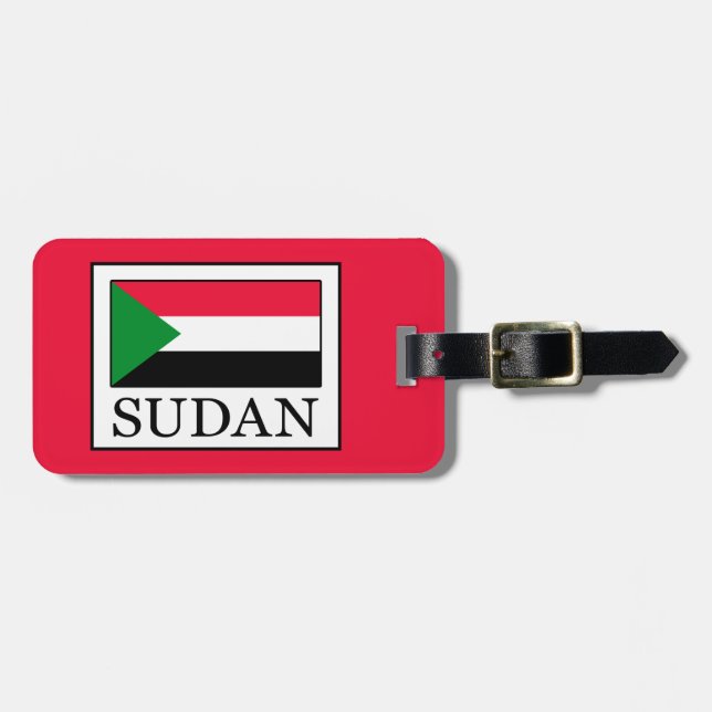 Sudan Gepäckanhänger (Vorderseite horizontal)