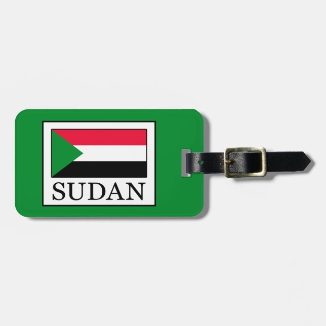 Sudan Gepäckanhänger (Vorderseite horizontal)