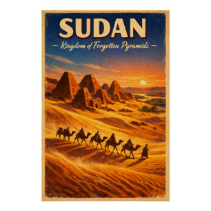 SUDAN – Königreich der vergessenen Pyramiden Poster
