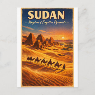 SUDAN – Königreich der vergessenen Pyramiden Postkarte