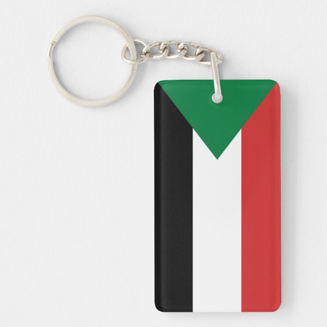 Sudan-Landesflaggenationssymbol Schlüsselanhänger (Vorderseite)