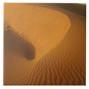 Sudan, Norden (Nubien), Dünen in der Wüste Fliese
