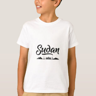 Sudan Skyline Reise Urlaub Outfits  T-Shirt