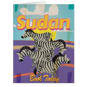 Sudan Vintage Travel Poster