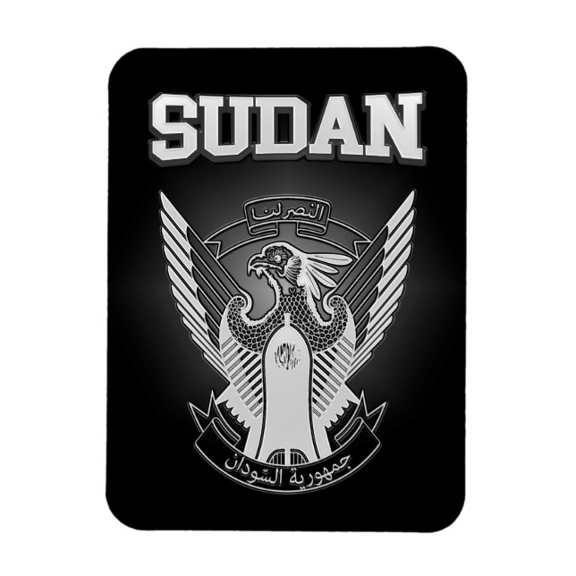 Sudan-Wappen Magnet (Vertikal)