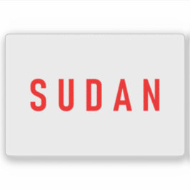 Sudan's flag during the Afro-Asian Conference 1955 Aufkleber