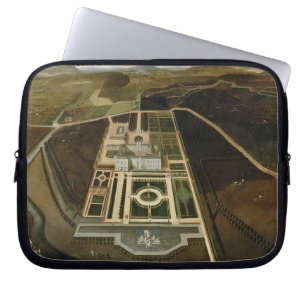 Südaussicht des Hampton Court, Herefordshire, C. Laptopschutzhülle
