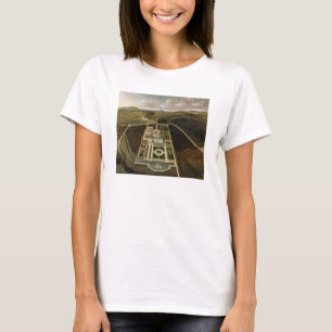 Südaussicht des Hampton Court, Herefordshire, C. T-Shirt