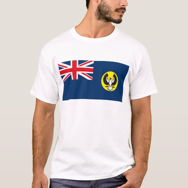Südaustralien-Flaggen-T - Shirt (Vorderseite)