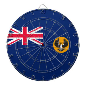 Südaustralische Flagge (australischer Staat) (SA) Dartscheibe