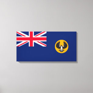 Südaustralische Flagge (australischer Staat) (SA) Leinwanddruck