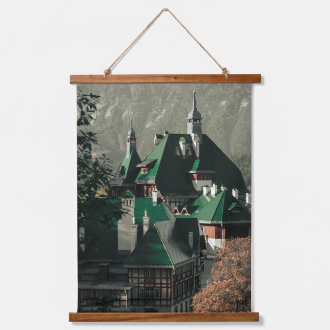 Südbahnhotel Semmering Wandteppich Mit Holzrahmen (Vorderseite)