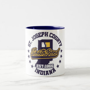 Südbend, Indiana Zweifarbige Tasse