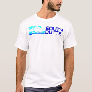Südbutte-ursprüngliches blaues Entwurfs-T-Shirt T-Shirt