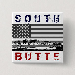 Südbutte-"US Flagge-" Knopf Button