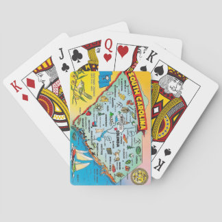 Südcarolina Retro-Postkarten-Spielkarten Spielkarten