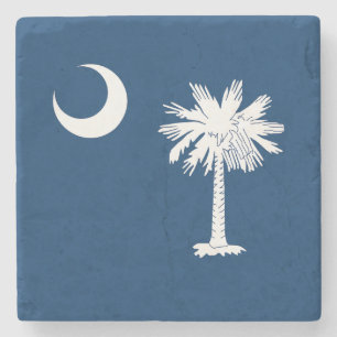 Südcarolina-Staatsflagge Steinuntersetzer