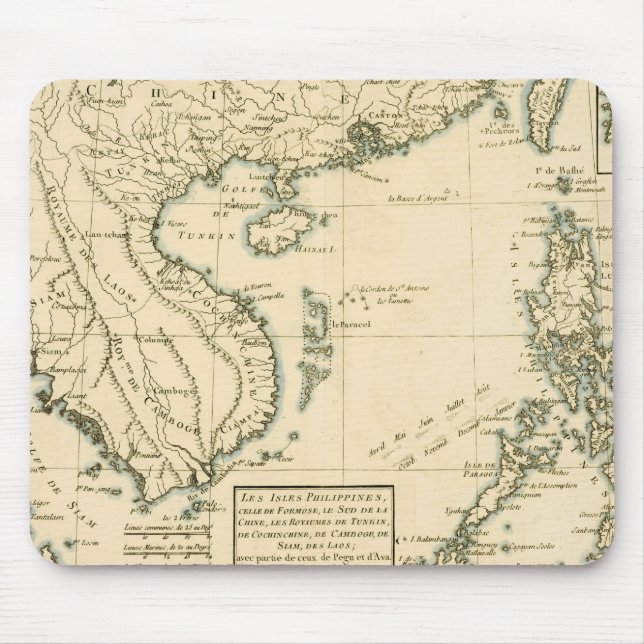 SüdChina der Philippinen, Formosa | Mousepad (Vorne)