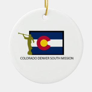 SÜDctr COLORADOS DENVER AUFTRAG-LDS Keramik Ornament