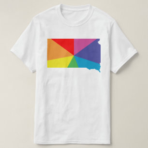 Süddakota-Farbbruch T-Shirt