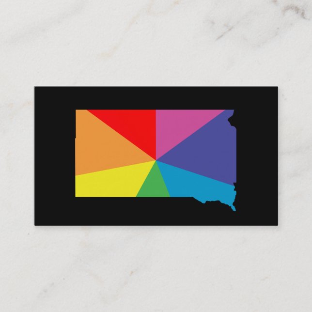 Süddakota-Farbbruch Visitenkarte (Vorderseite)