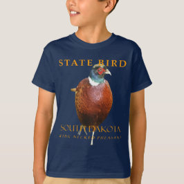 Süddakota-Gebiet Bird der Ring-Necked Pheasa T-Shirt