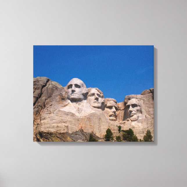 Süddakota, Keystone, Berg Rushmore Leinwanddruck (Vorderseite)