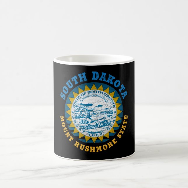 SÜDDAKOTA MOUNT RUSHMORE STAAT FLAG KAFFEETASSE (Mittel)