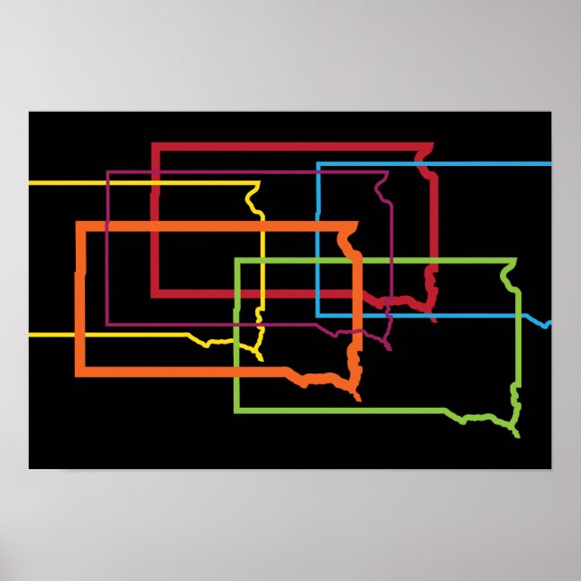 Süddakota Stolz verschwinden Poster (Vorne)