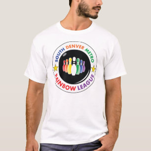 Süddenver-Metro-Regenbogen-Liga T-Shirt