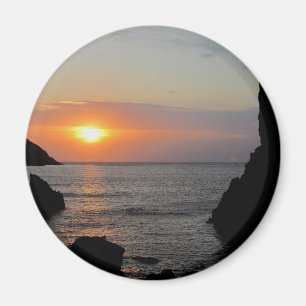 SüdDevon-Hoffnungs-Bucht Autunm Sonnenuntergang Magnet