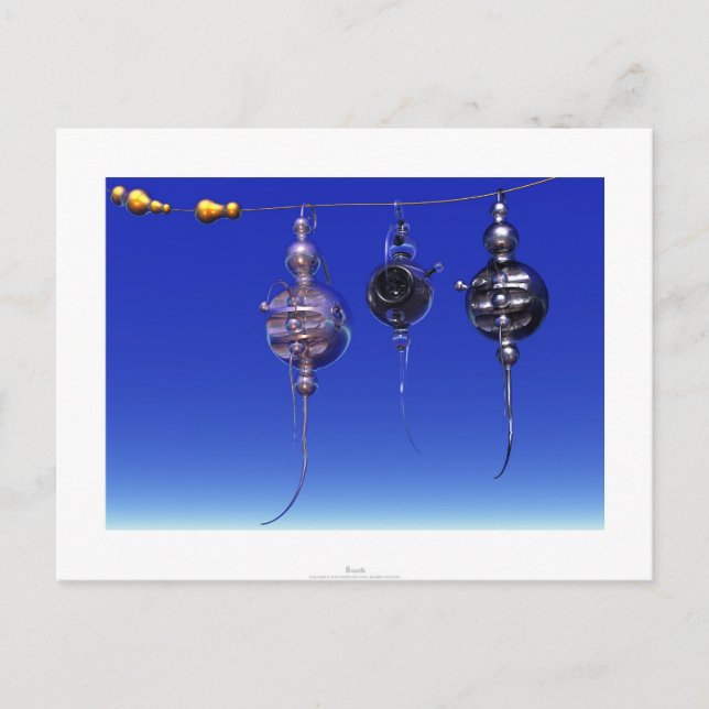 Süden Postkarte (Vorderseite)