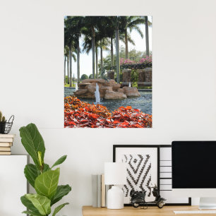 SÜDFLORIDA FOUNTAIN POSTER
