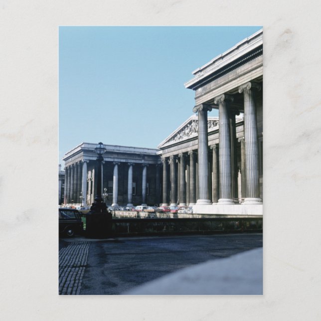 Südfront des British Museum Postkarte (Vorderseite)