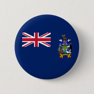Südgeorgien und die Südlichen Sandwichinseln Flagg Button