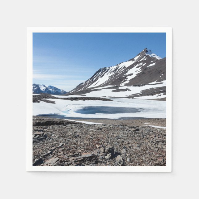 Südgeorgische Landschaft Serviette (Vorderseite)
