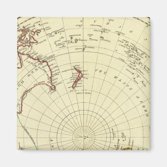 Südhalbkugel Magnet (Vorne)