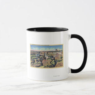 Südidaho - berühmter sinkender Bauernhof in den Tasse