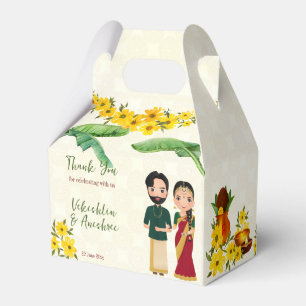 Südindische Tamil Telugu Hochzeitspraxis Geschenkschachtel