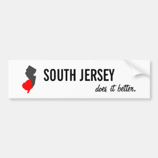 "Südjersey verbessert es" NJ Autoaufkleber