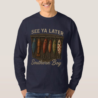Südjungen-Angeln-Rustikales Jagen T-Shirt
